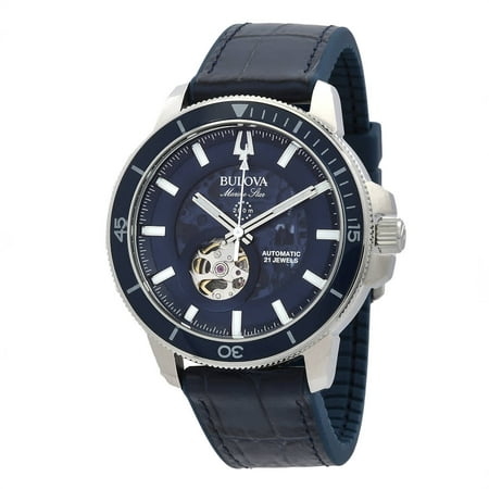 Bulova Marine Star Automatic Blue Dial Men's Watch 96A291